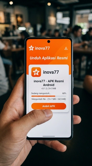 Tampilan halaman APK inova77